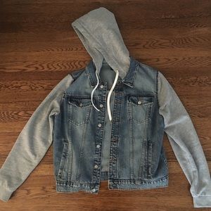 Jean jacket hoodie